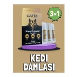 vet advice Kediler Için Dış Derma Parazit Kaşıntı Giderici Tüy Damlası 3x1 ml