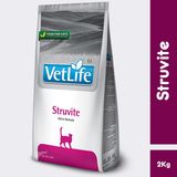 Vet Life Vetlife Struvite Premium Kedi Maması 2 kg Az Tahıllı Lezzetli Formül İtalya Menşeli