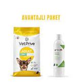 Vet Prive Mini ve Küçük Irk Kuzu Etli 3 kg Yetişkin Köpek Maması + Theravet 200 ml Kedi ve Köpek Şampuanı