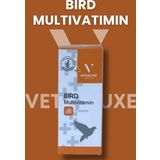 Vetdeluxe Kuş Multivitamin Tüm Kafes Kuşları ve Güvercinler için 13 Farklı Vitamin İçeren Damla 30 Ml