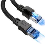 Vetech CAT 8 Ethernet Kablosu LAN Kablo 40Gbps 2000MHz Süper Hızlı Ağ Kablosu Gigabit PC, Laptop, PS5/4, Steam Deck, Xbox, Switch (5 Metre)