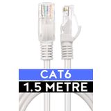 Vetech Cat6 Ethernet Kablosu 1.5mt. 1000mbps Internet Network Kablosu Fabrikasyon Lan Kablo