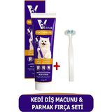 Vetixir Anti Tartar Kedi Diş Macunu Jel 100 gr + Diş Fırçası