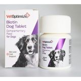 Vetoptimize Biotin Köpek Tüy & Deri Sağlığı Takviyesi 75 Tablet (Biyotin, Çinko & B-Kompleks)