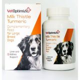 Vetoptimize Milk Thistle Turmeric Köpek Karaciğer Destek Takviyesi 45 Tablet (Deve Dikeni & Zerdeçal)