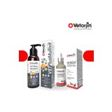 Vetorjin Kedi Multivitamin Katkılı Norveç Somon Yağı 200 ML+ Biotin Collagen 50 ML Tüy Döküm Engelleyici Set