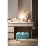 Vetra Mini Gold Royal Sandıklı Dekoratif Puf