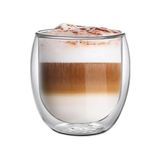 Vetro Borosilikat Çift Camlı Bardağı 400ML (2AD) - 0 - Siyah - 0 - 200 ml