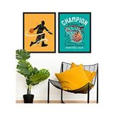 Vetro Design Basketbol 21x30 cm Siyah Çerçeveli Tablo