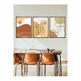 Vetro Design Bohemian 21x30 cm Ceviz Çerçeveli Tablo