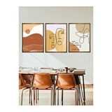 Vetro Design Bohemian 40x50 cm Ceviz Çerçeveli Tablo