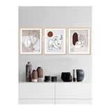 Vetro Design Minimal 21x30 cm Natural Çerçeveli Tablo