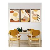Vetro Design Sıcak Tonlar 21x30 cm Ceviz Çerçeveli Tablo