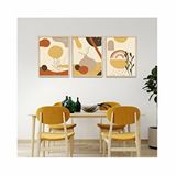 Vetro Design Sıcak Tonlar 21x30 cm Natural Çerçeveli Tablo