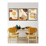 Vetro Design Sıcak Tonlar 40x50 cm Siyah Çerçeveli Tablo