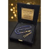 Vetro Silver Altın Kaplama Parçacıklı Altın Yaldız Kaplamalı İsimli Metal Harf Püsküllü Golden Rosary Tesbih İSİMLİ BÜYÜK KUTU