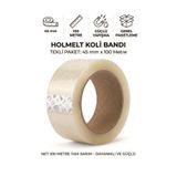 vetrox Hotmelt Koli Bandı 45 mm x 100 Metre Tam Sarım - 1 Adet
