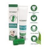 Vets Best Dental Gel Toothpaste And Finger Brush For Dog Köpek Diş Macunu Parmak Fırçası 100 Gr