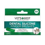 Vet's Best Silikon Başlık Parmak 5'li Paket Diş Fırçası