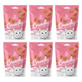 Vet's Plus Crunchy İçi Dolgulu Somonlu Catnipli 6x60 gr Kedi Ödül Bisküvisi