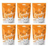 Vet's Plus Crunchy İçi Dolgulu Tavuklu Catnipli 6x60 gr Kedi Ödül Bisküvisi
