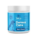 Vet's Plus Derma Care Kedi ve Köpekler için Deri ve Tüy Yapısı Desteği 60'lı Çiğnenebilir Tablet