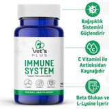 Vet's Plus Immune System Kedi ve Köpekler İçin 75'li Bağışıklık Sistemi Güçlendirici Tablet