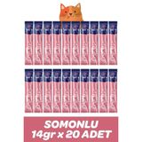 Vet's Plus Somonlu Sıvı 20x14 gr Kedi Ödül Maması