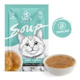 Vet's Plus Ton Balıklı ve Karidesli 50 gr Tahılsız Kedi Çorbası