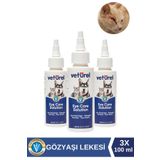 Veturel 3x100 ml Kedi Köpek Göz Temizleme Solüsyonu