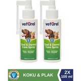 Veturel Ağız Ve Diş Bakım Spreyi 2X100Ml Kedi Köpek Plak Tartar
