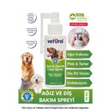 Veturel Kedi Ağız Kokusu Giderici Bakım Spreyi Plak Tartar Önleyici Diş Eti Yarası Ağız Enfeksiyonu - 100ml