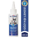 Veturel Kedi Göz Temizleme Solüsyonu Köpek Enfeksiyon Bakımı Göz Damlası 100 ML