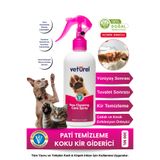 Veturel Kedi Tüy Köpek Pati Temizleme Parfümsüz Koku Giderici Kir Enfeksiyon Önleyici Bakım Spreyi 300Ml