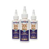Veturel Kedi Yüz Bakım Solüsyonu 3x100ml