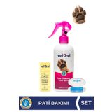 Veturel Köpek Pati Kir Koku Temizleyici Sprey Diş Fırçası Pati Balm %100 Doğal Nemlendirici Koruyucu Bakım