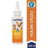 Veturel Kulak Bakım Solüsyonu 100ml Kedi Kulak Temizleme Koku Önleyici Hassas Bakım