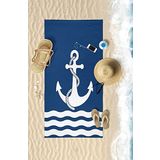 vevien Dijital Baskılı 75x150 Cm Plaj Havlusu (75_x_150_cm, Anchor)