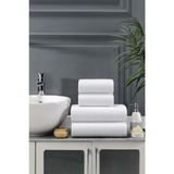 Vevien Home %100 Pamuklu 4 Parça Otel Havlusu Beyaz - 70 x 140 cm