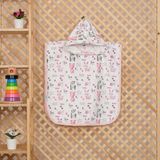 Vevien Home Çocuk Panço Plaj Havlusu Happy Animals 2-3 Yaş - 2 - 3 Yaş
