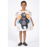 VEVİEN HOME Cool Bear Çocuk Panço Plaj Havlusu SARI 2-4 Yaş