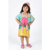 VEVİEN HOME Hawaii Çocuk Panço Plaj Havlusu SARI 7-8 Yaş