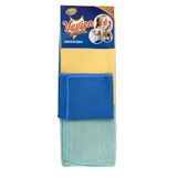 VEVİEN HOME Microfiber GÜDERİ-WAFFLE-WELSOFT Cam Ve Temizlik Bezi | 3'ü Bir arada 40x40 Cm