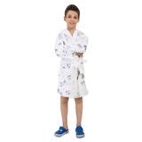 VEVİEN HOME Night Owldijital Baskılı Çocuk Bornozu Night Owl12 11-12 Yaş