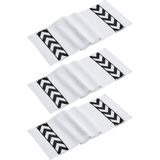 Vevien Home Sergeant 30X100 cm PAMUK(450 Gsm) Beyaz 3'lü Spor Havlusu Fitness Gym Golf Boks Havlusu - 30 x 100 cm