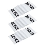 VEVİEN HOME Sergeant 30x100 Cm%100 Pamuk(450 GSM) Beyaz 3'lü Spor Havlusu Fitness Gym Golf Boks Havlusu Beyaz 30 x 100