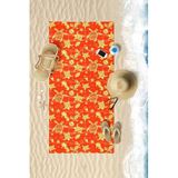 VEVİEN HOME Underwater Desen Dijital Baskılı 75x150 Cm Plaj Havlusu KIRMIZI KIRMIZI 80 x 150
