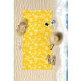 VEVİEN HOME Underwater Desen Dijital Baskılı 75x150 Cm Plaj Havlusu SARI SARI 80 x 150