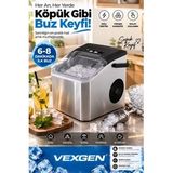 Vexgen Fineblue Taşınabilir Hızlu Buz Yapma Makinesi