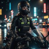 Vexo V110 Motosiklet Kurye Göğüs Çantası Tek Renk